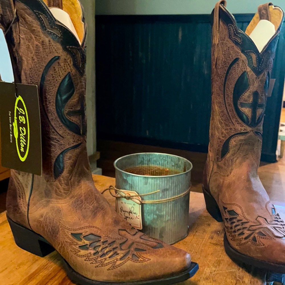 Authentic Real Leather New Woman’s Cow Girl Boots